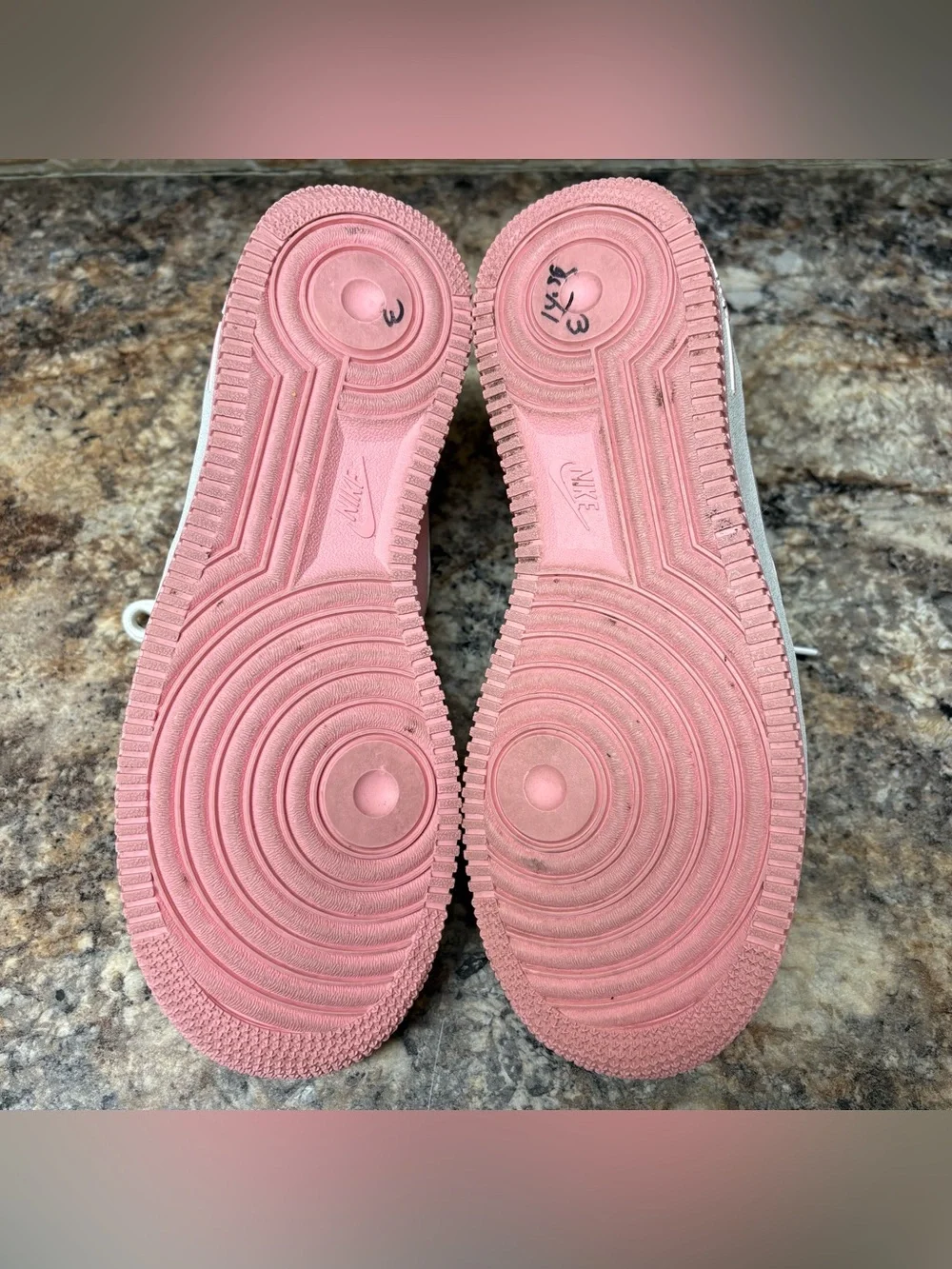Nike Air Force 1 2003 Pink Canvas 306512-611 Women’s Size 8 Men’s Size 6.5